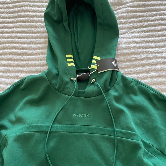 NWT Ivy Park x Adidas Green Hoodie Dress XS - Picture 2 of 6